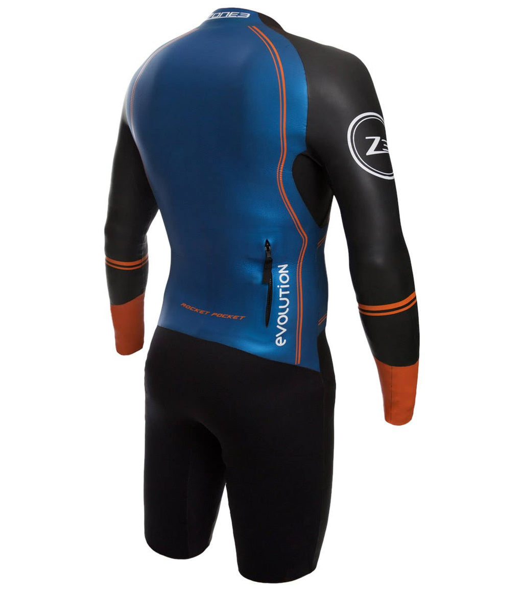 Men's Swim-Run Wetsuit with 8mm Calf Sleeves R174422