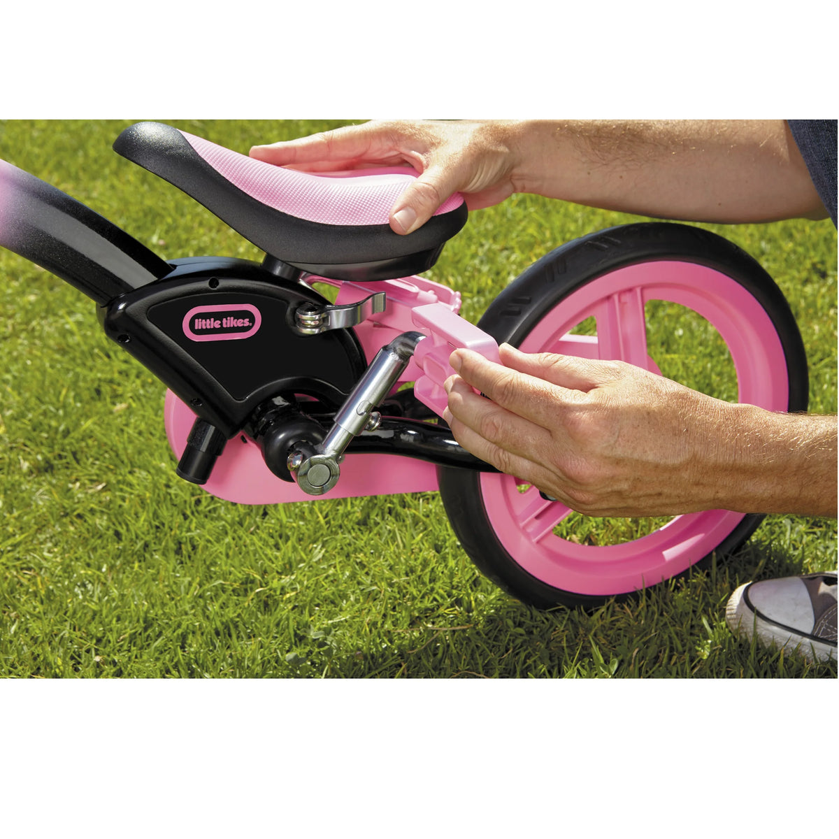 Pink 12-Inch Training Bike D83298