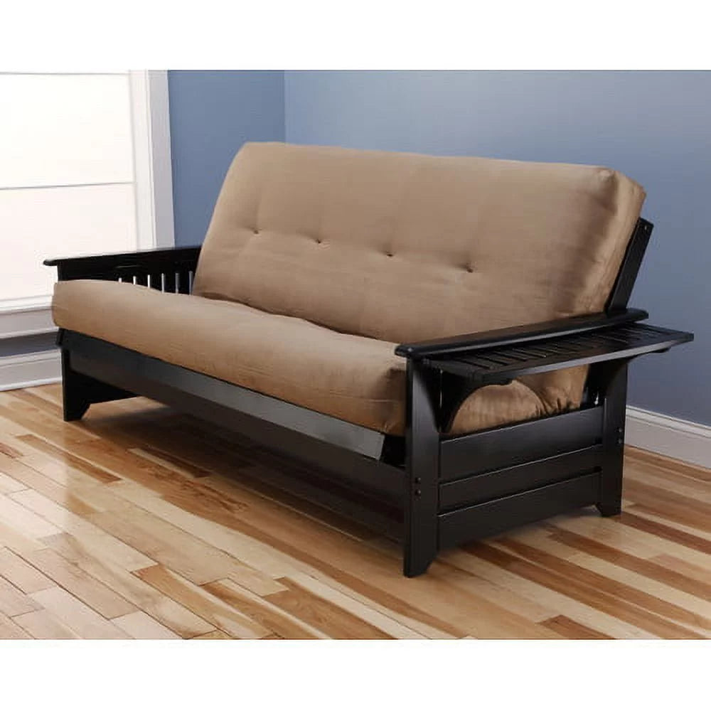 Light Brown Futon with Fabric Mattress L82970