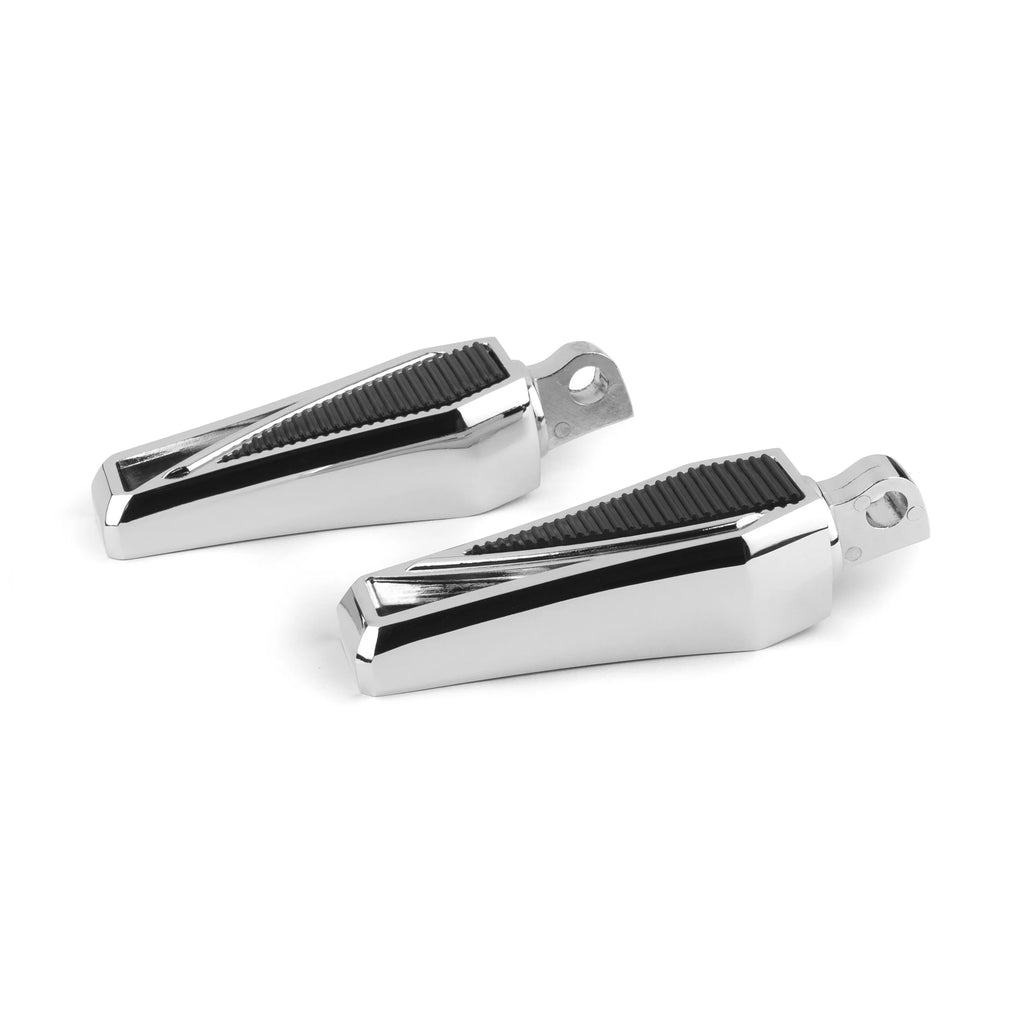 Chrome Foot Pegs Footrest, 1 Pair I900101