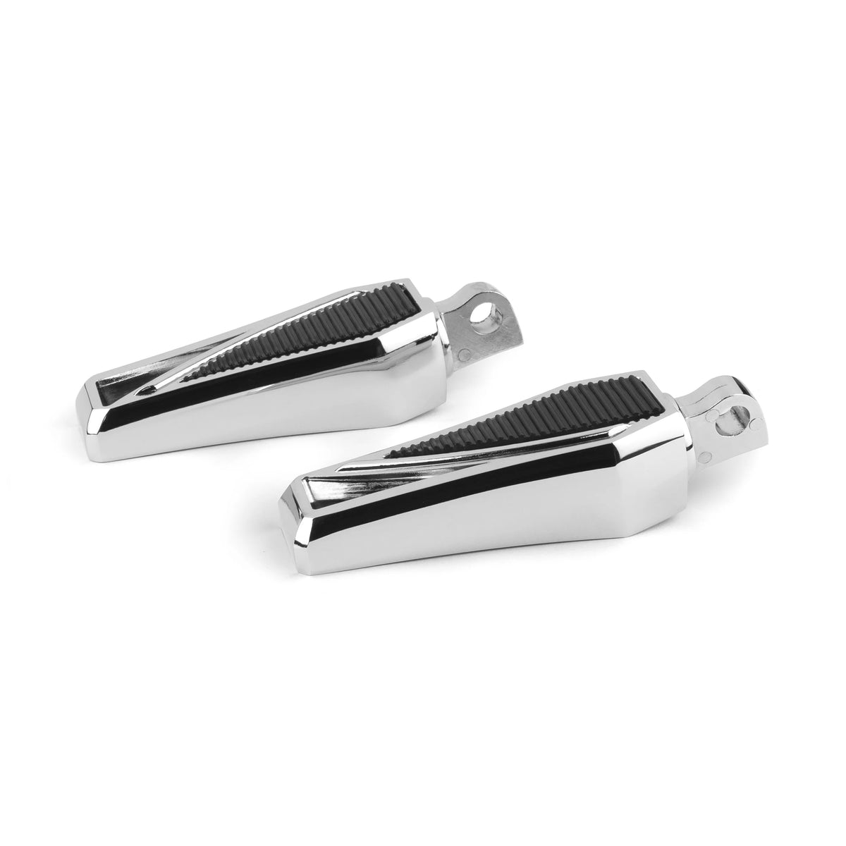 Chrome Foot Pegs Footrest, 1 Pair I900101