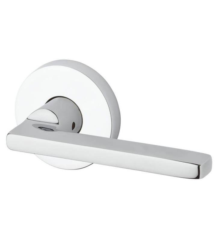 Entry Square Lever with Round Rose Venetian Bronze F476767