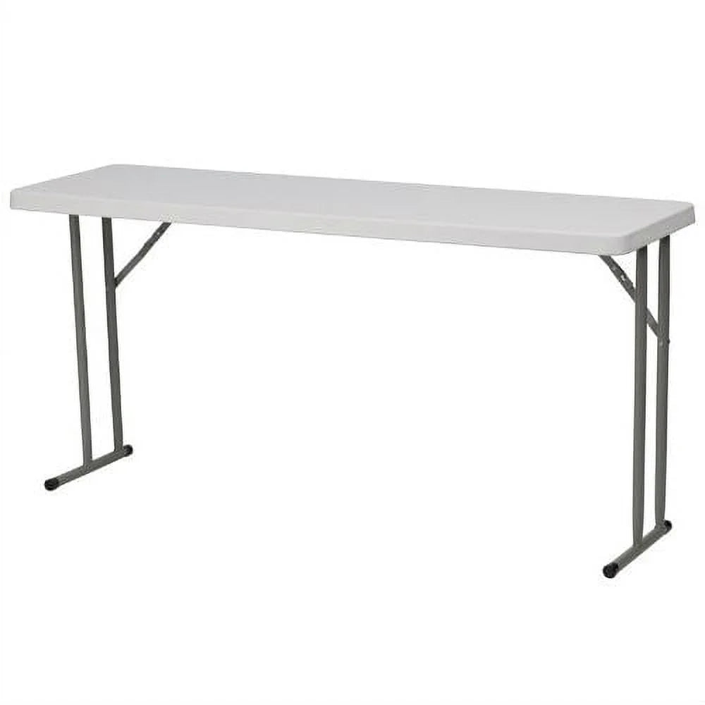 White 60-inch Folding Table Y186