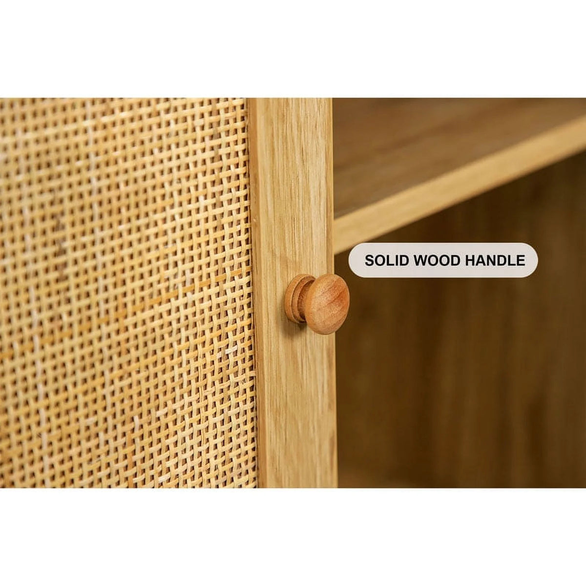 Rattan Storage Cabinet with Doors G30465