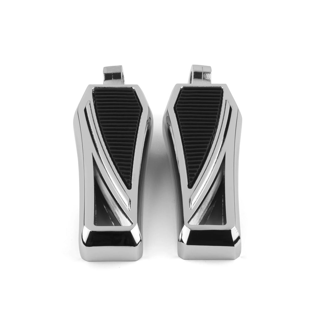 Chrome Foot Pegs Footrest, 1 Pair I900101