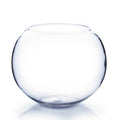 Clear Bubble Bowl Glass Vase M3817