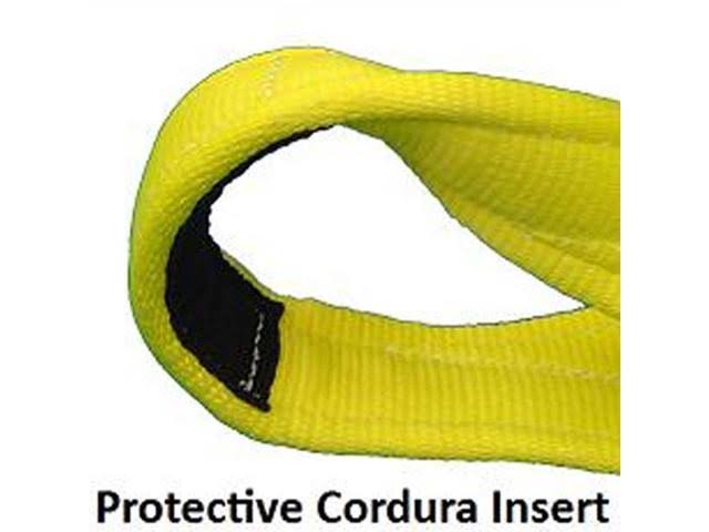 Nylon Recovery Strap with Cordura Eyes X724520