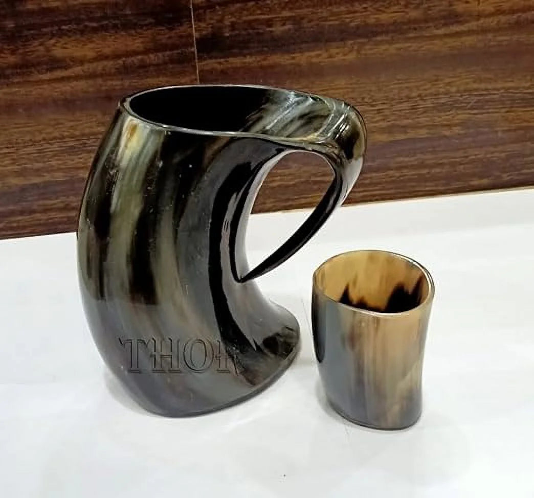 Handcrafted Horn Mug J167