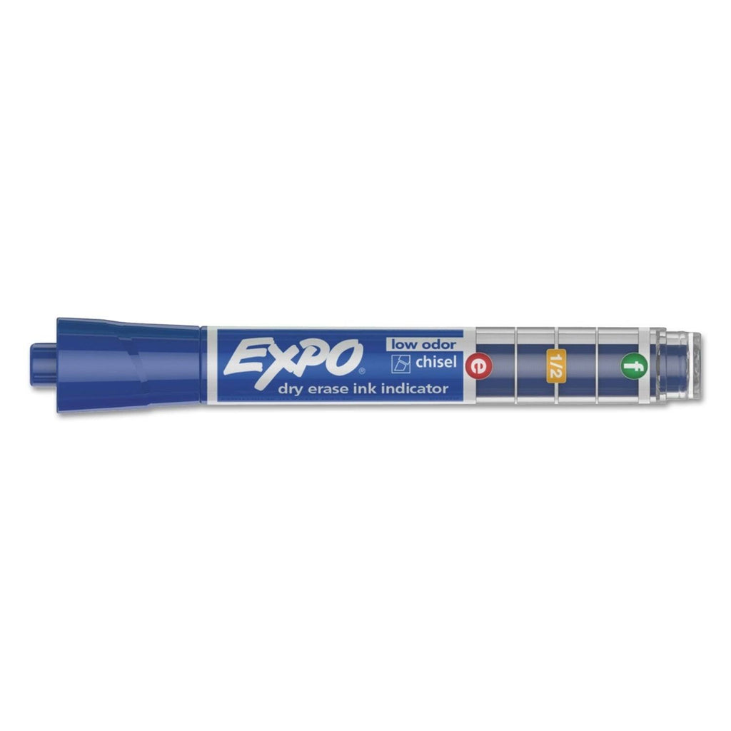 Blue Dry Erase Marker, Chisel Tip, Dozen A2596