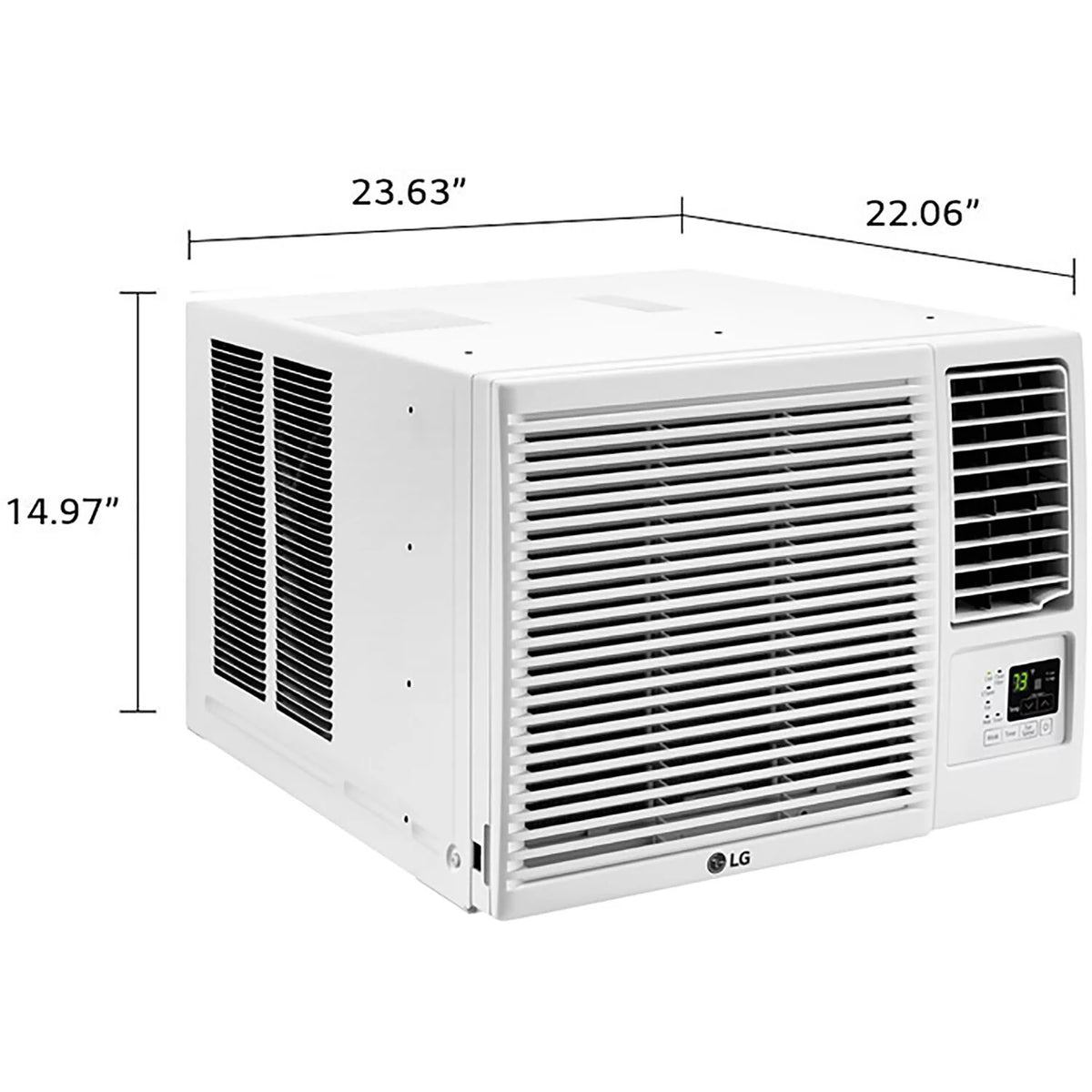 11,500/12,000 BTU 230V Window Air Conditioner with Supplemental Heat U72183