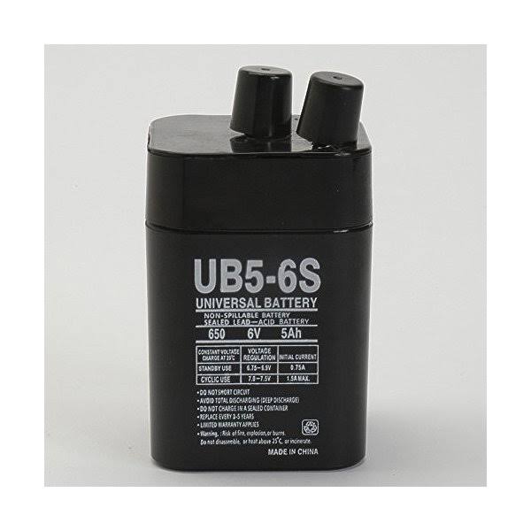 6V 5Ah Sealed Lead Acid Battery D617