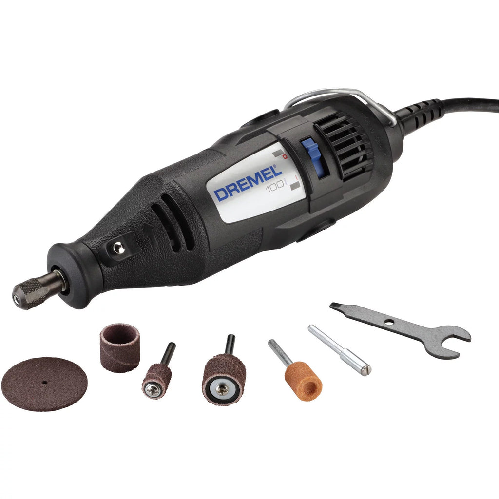 Single Speed Rotary Tool Kit with 6 Accessories S8596