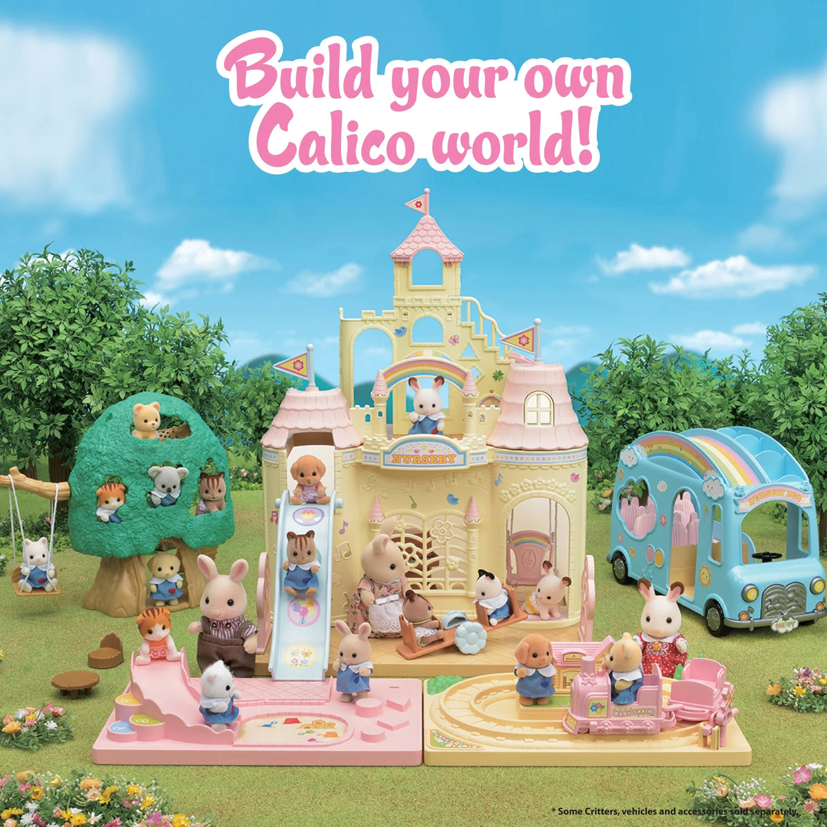 Baby Castle Playground Dollhouse Playset with Figure H92986