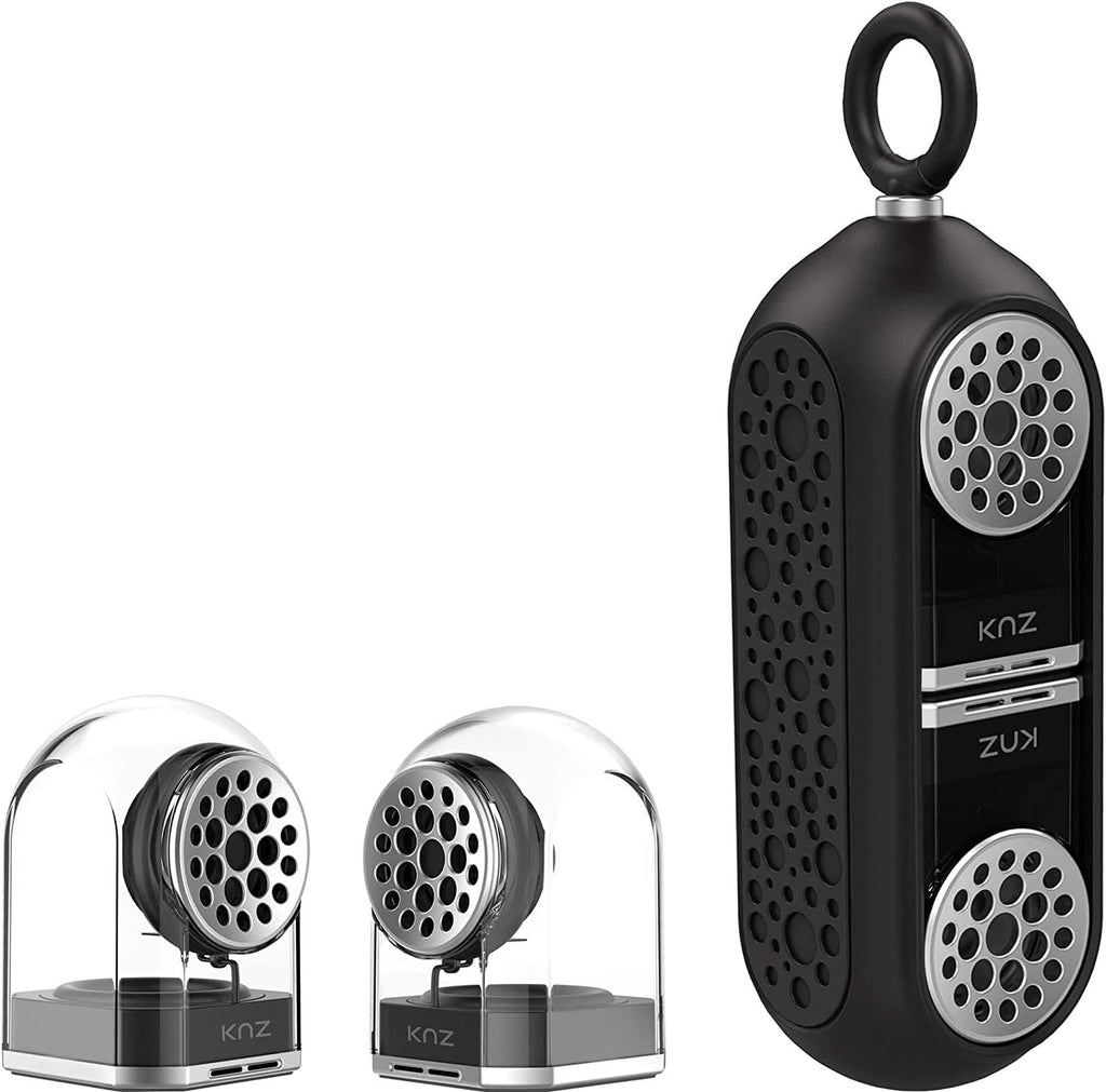Portable Bluetooth Wireless Speakers, Pack of 2, 18 Hr Playtime Q241
