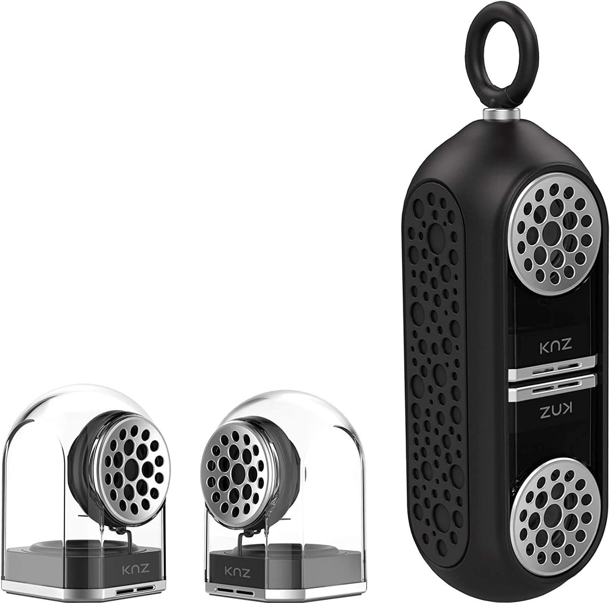 Portable Bluetooth Wireless Speakers, Pack of 2, 18 Hr Playtime Q241