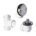 Tuscan Brass PVC Plumber&s Half Kit with Economy Lift & Turn Trim E43370