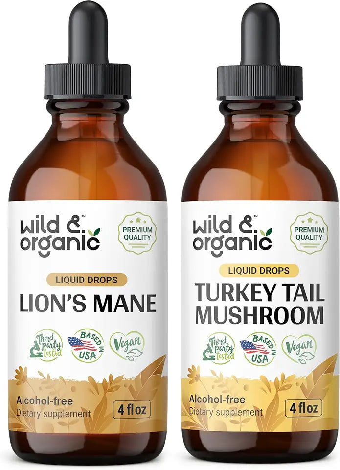 Lion's Mane & Turkey Tail Tincture 4 fl oz N742