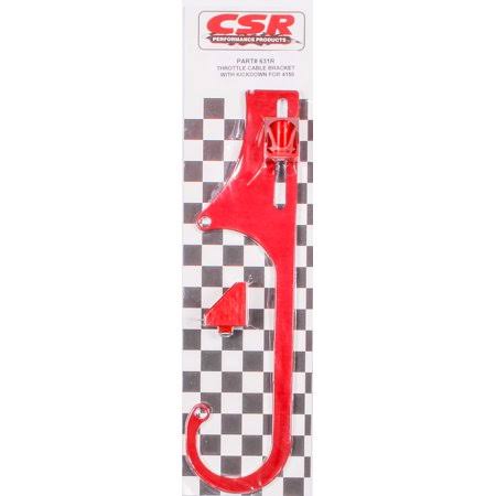 Red Square Bore Throttle Cable Bracket Kit Q46587