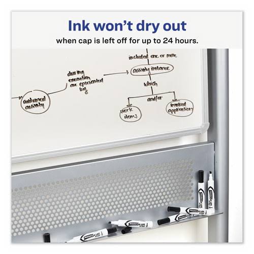 Blue Dry Erase Marker, Chisel Tip, Dozen A2596