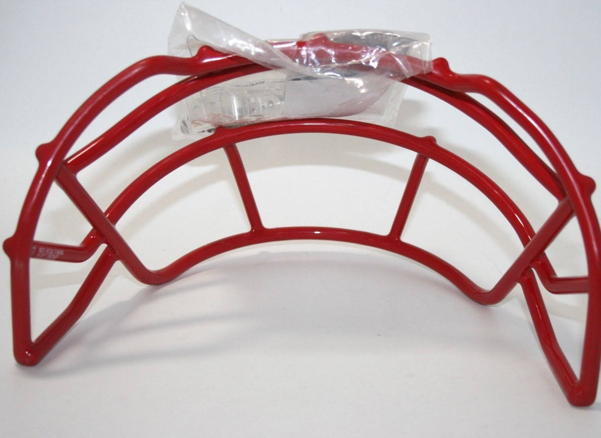 Scarlet Carbon Steel Adult Facemask T453