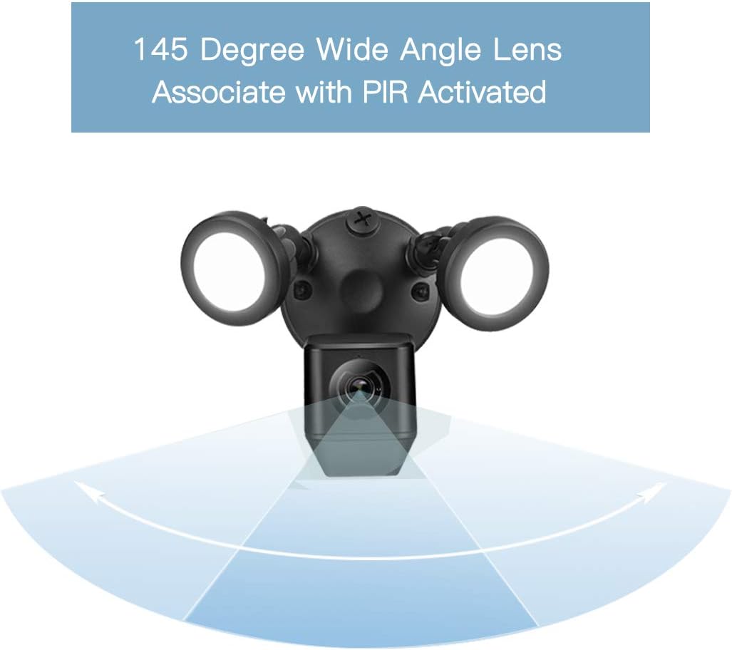 1080P Outdoor Security Light Cam with Two-Way Talk F443