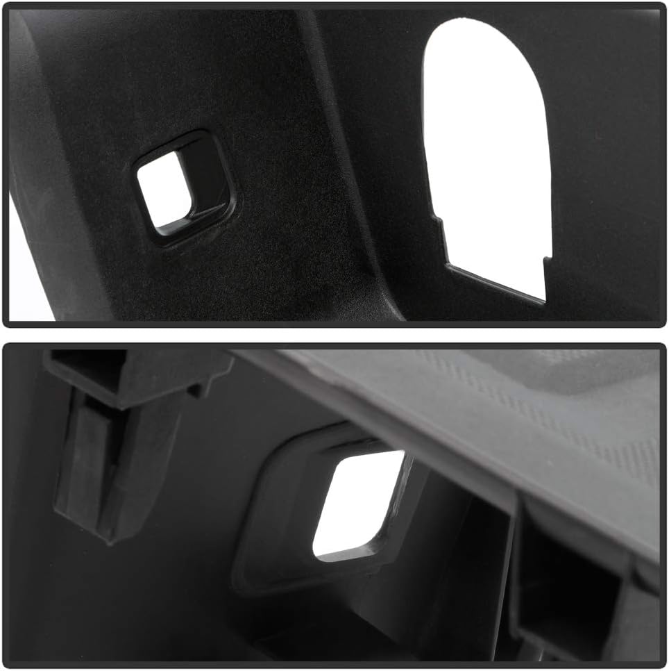 Black Textured Rear Bumper Center Step Pad Assembly B718109