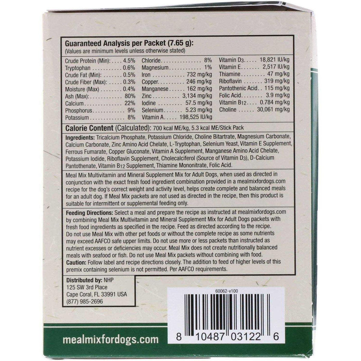 Meal Mix for Adult Dogs I987
