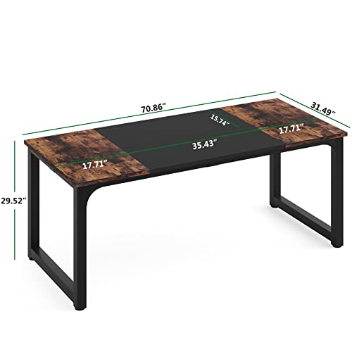 63 Inch White Computer Office Desk K241716