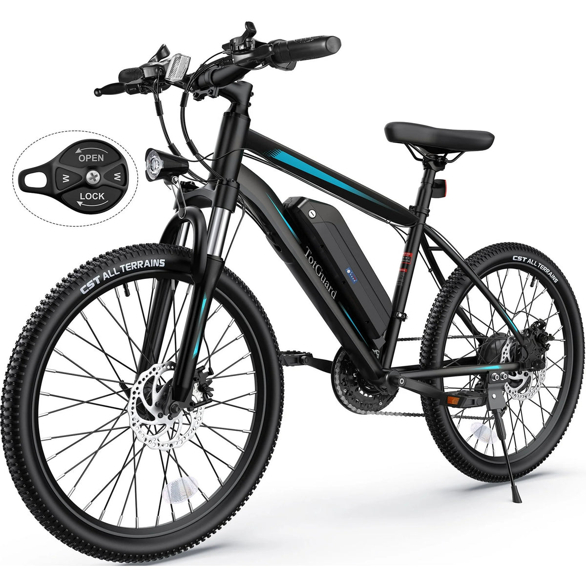 Electric Bike 26 350W 36V 374.4WH Shimano 21 Speed W498315