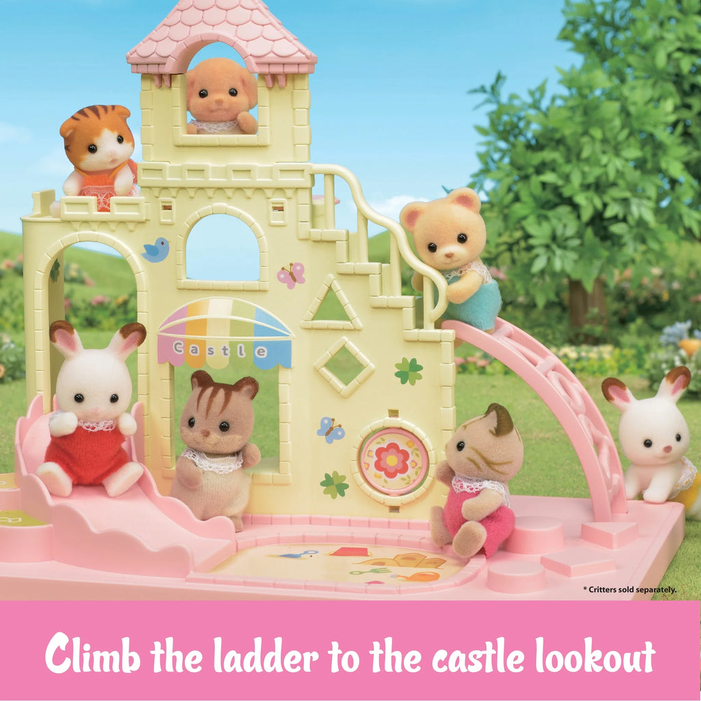 Baby Castle Playground Dollhouse Playset with Figure H92986