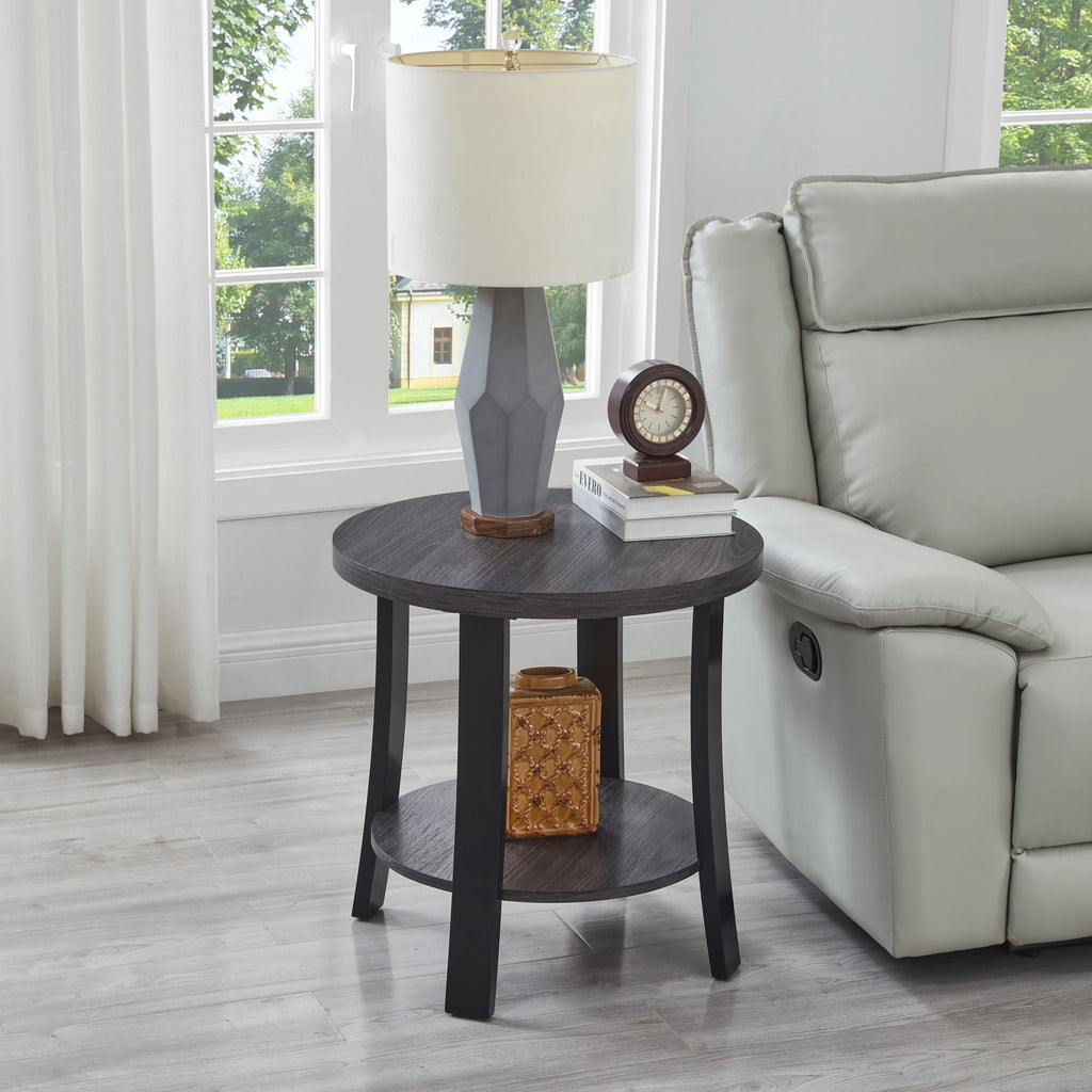 Oval Wood 3-Piece Coffee Table Set U221845