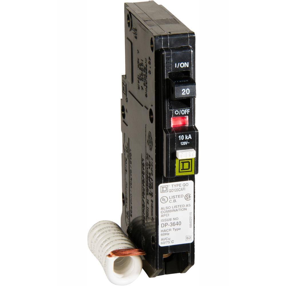 20 Amp Single-Pole Combination Arc Fault Circuit Breaker 12-Pack S95481