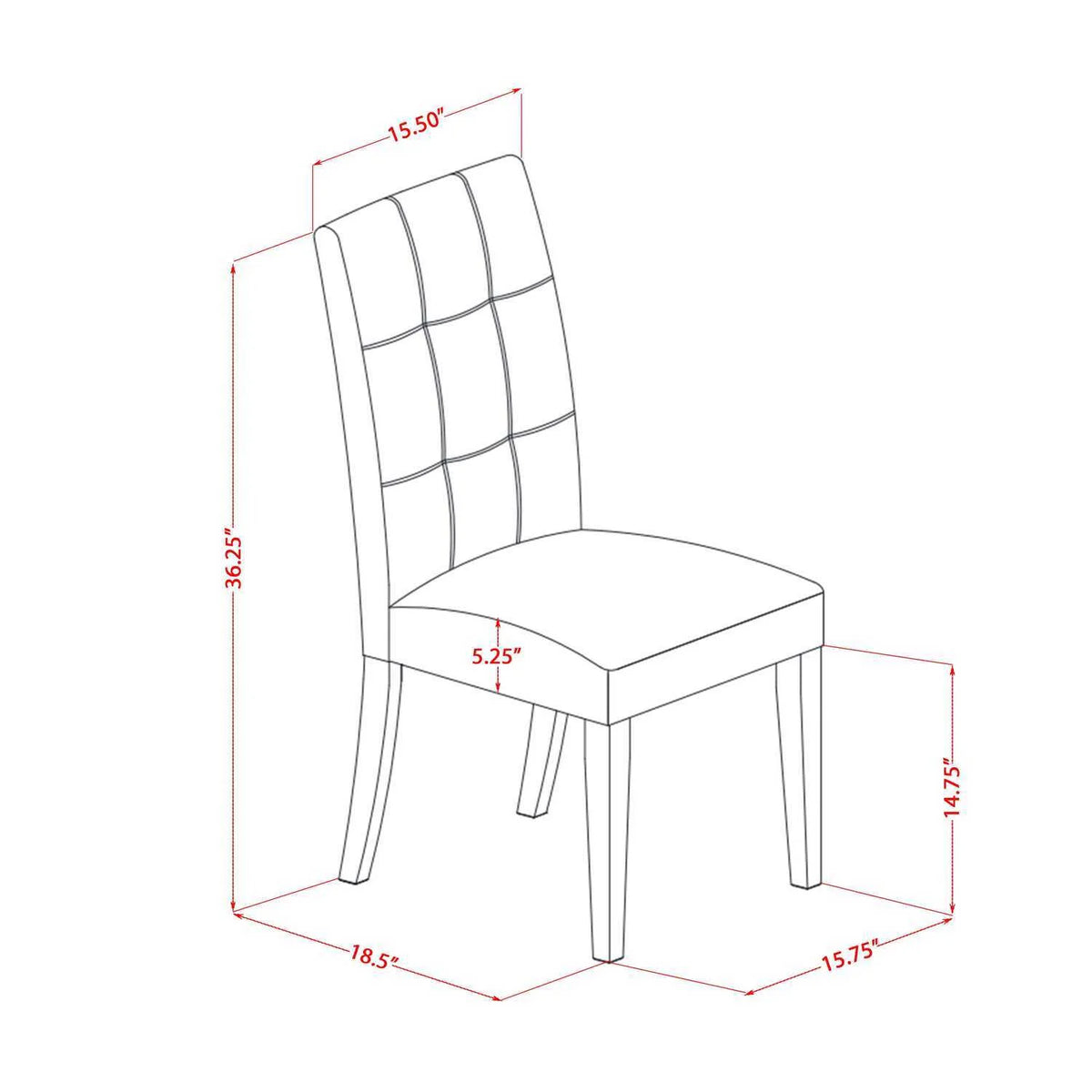 5 Piece Oval Dining Room Set with 4 Chairs Oak U16450