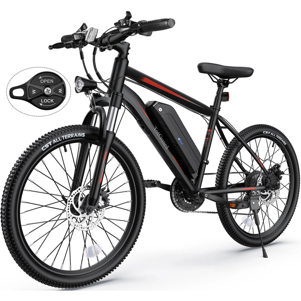 Electric Bike 26 350W 36V 374.4WH Shimano 21 Speed W498315