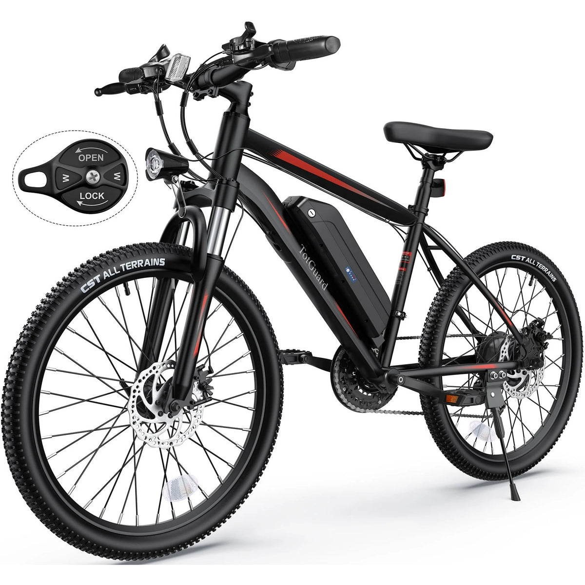 Electric Bike 26 350W 36V 374.4WH Shimano 21 Speed W498315