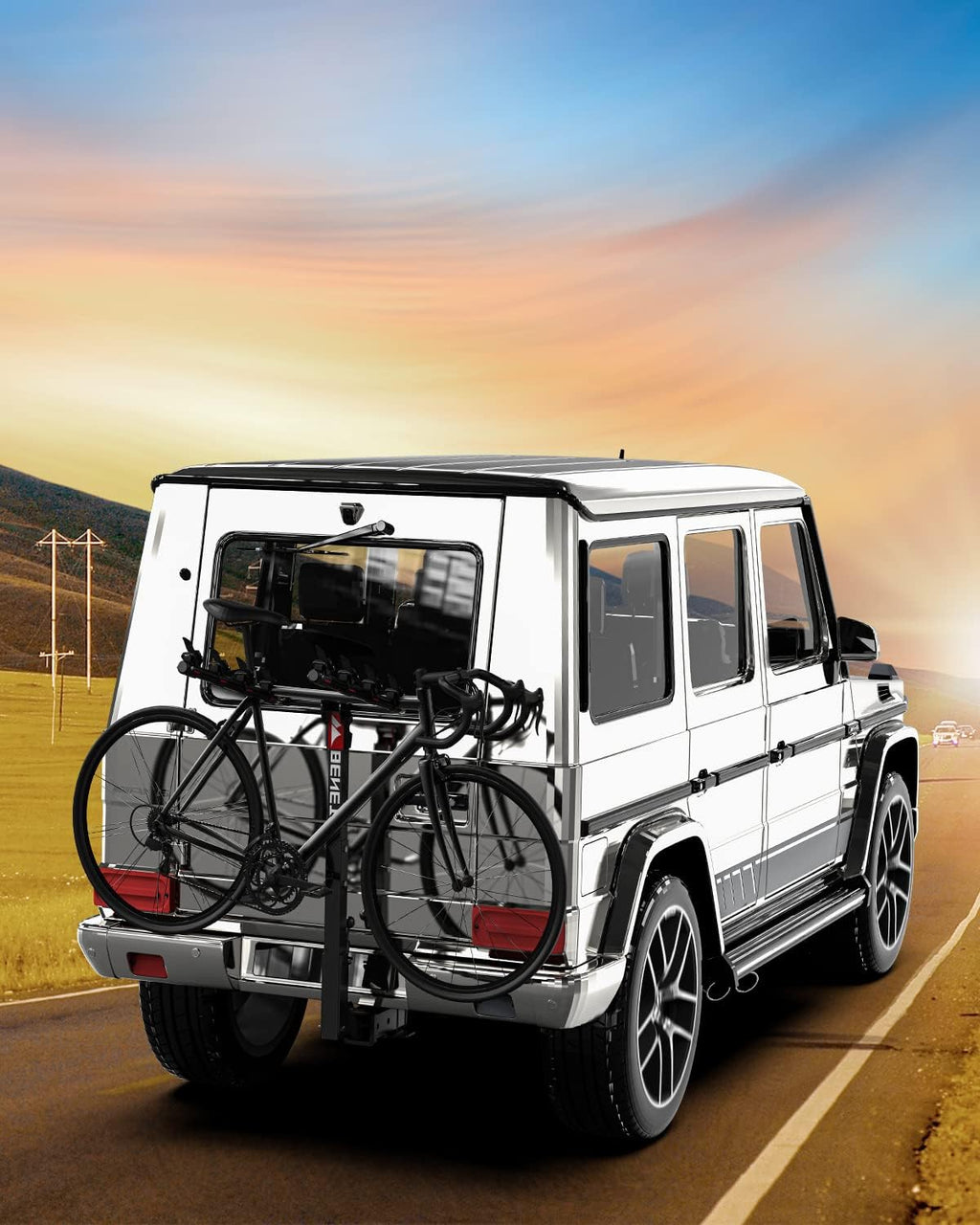 4 Bike Hitch Mount Bike Rack L1138